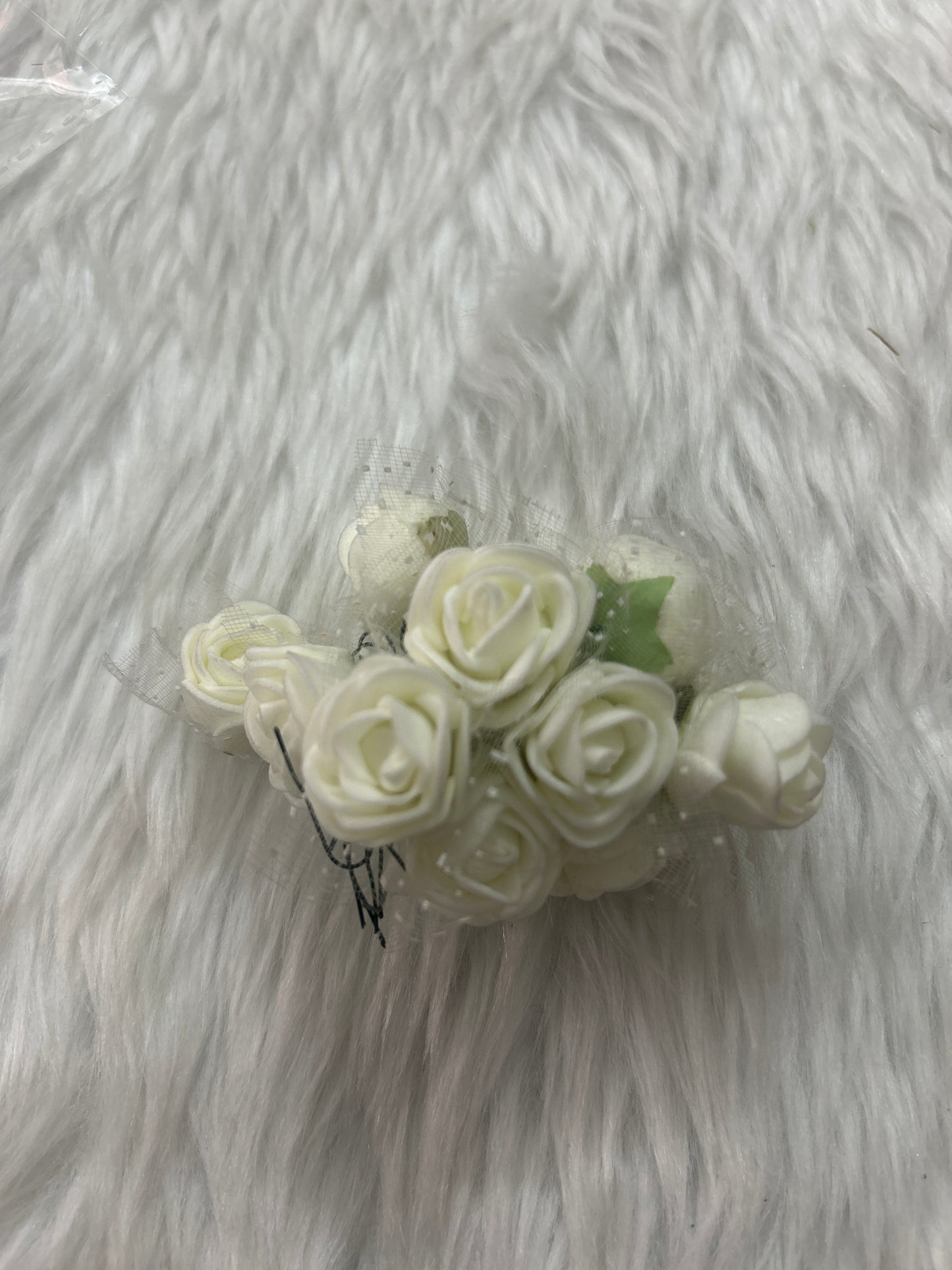 Felt Rose Bunch- Off White