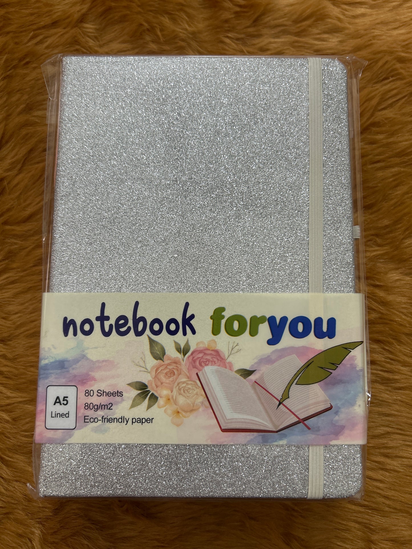 A5 Glitter Diary 5803-8