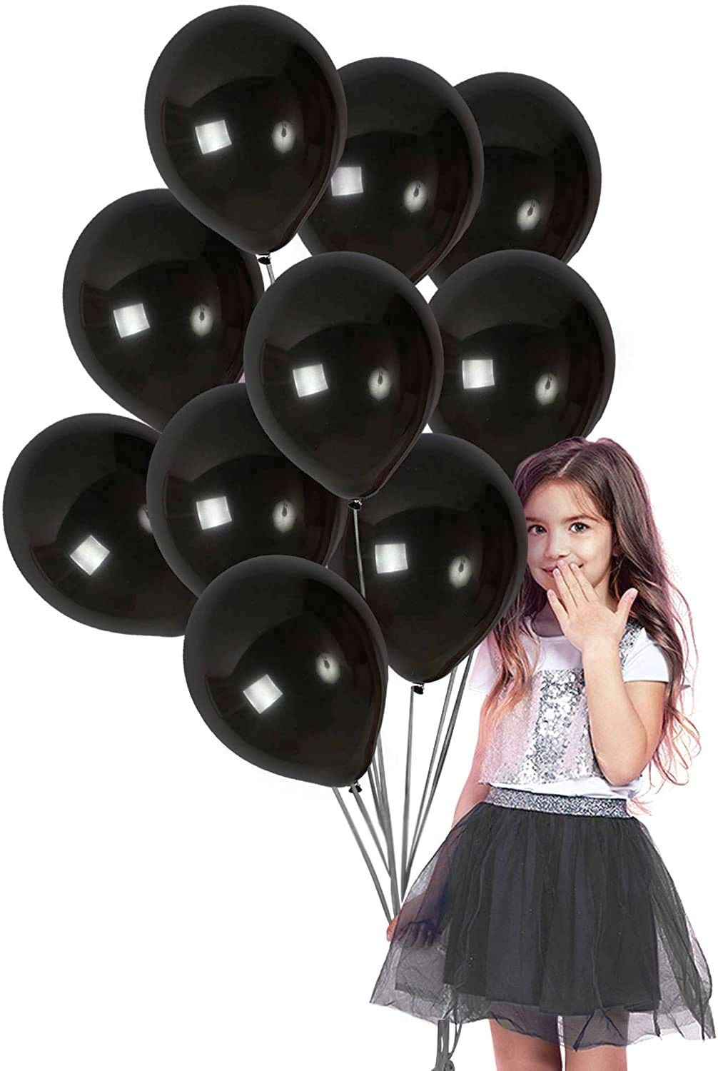 Balloon Metallic Black