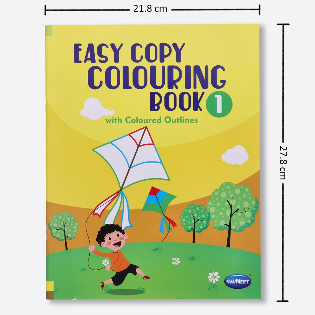 Navneet Easy Copy Colouring Book 1
