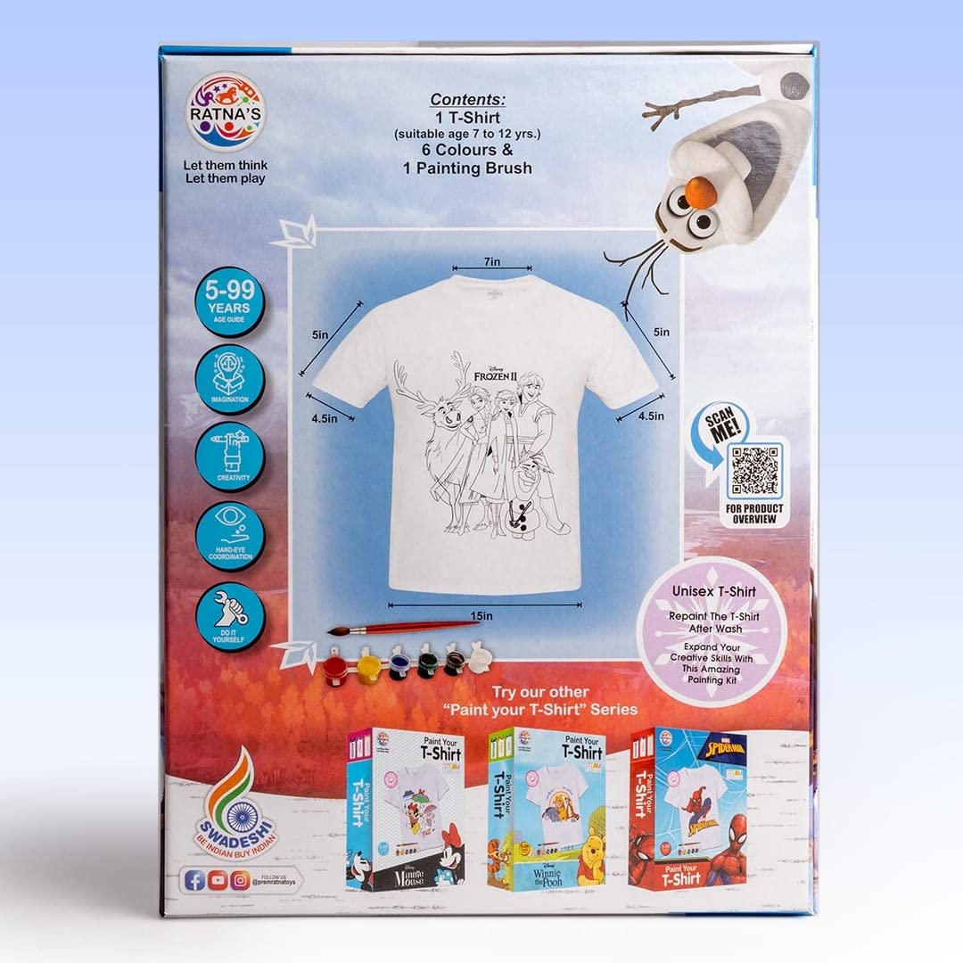 Ratna Paint Your T Shirt Disney Frozen II 5+