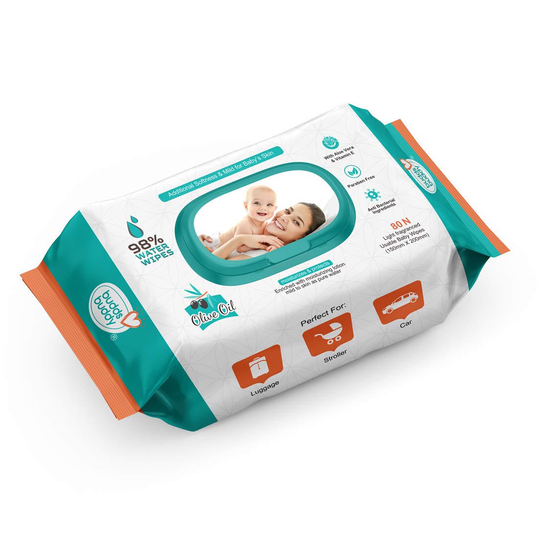 Buds Buddy Wet Wipes 80