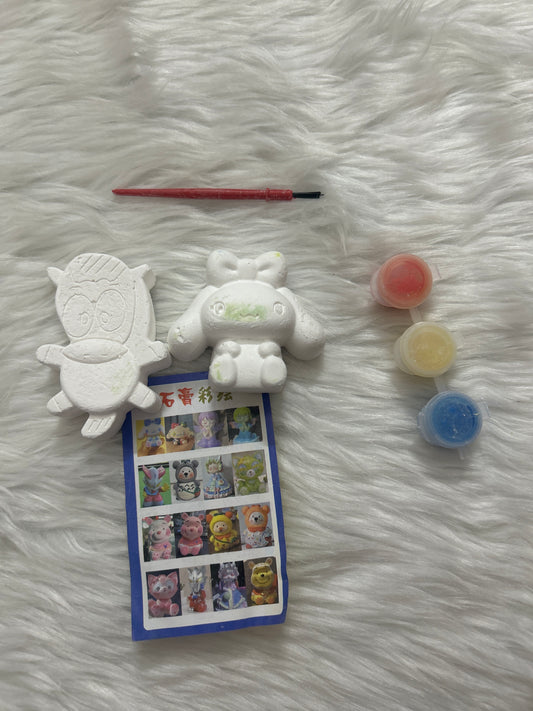 Plaster of Paris Cutout- Colouring Box