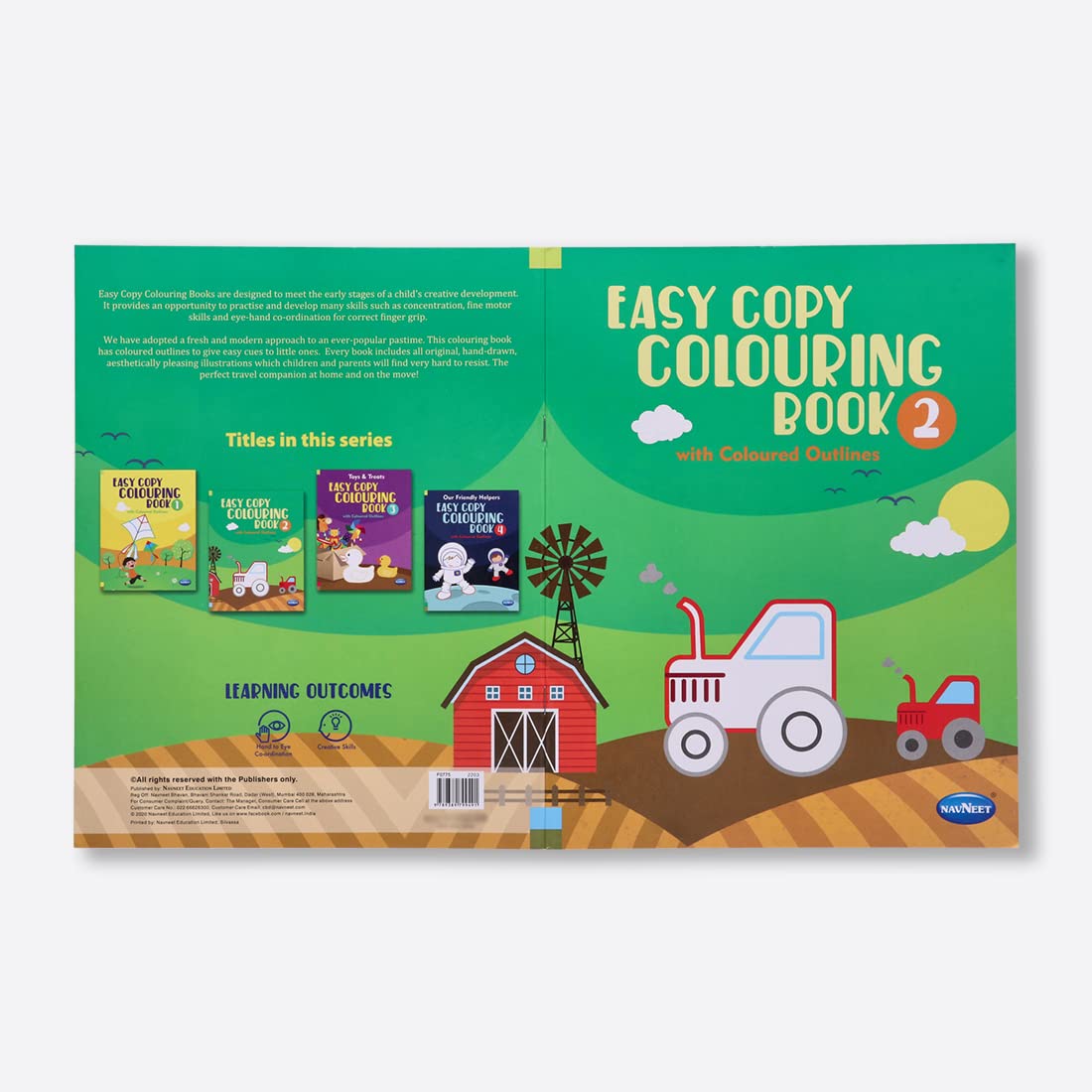 Navneet Easy Copy Colouring Book 2