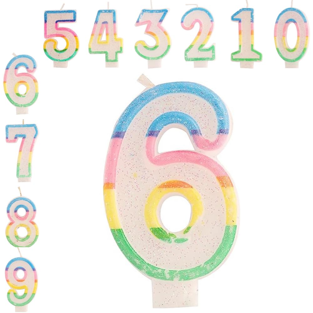Birthday Number Candle 6