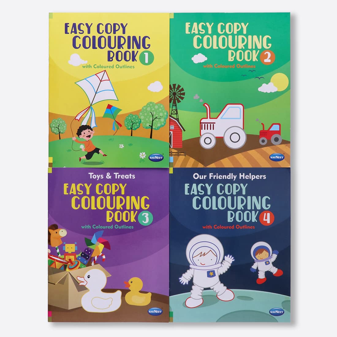 Navneet Easy Copy Colouring Book 3