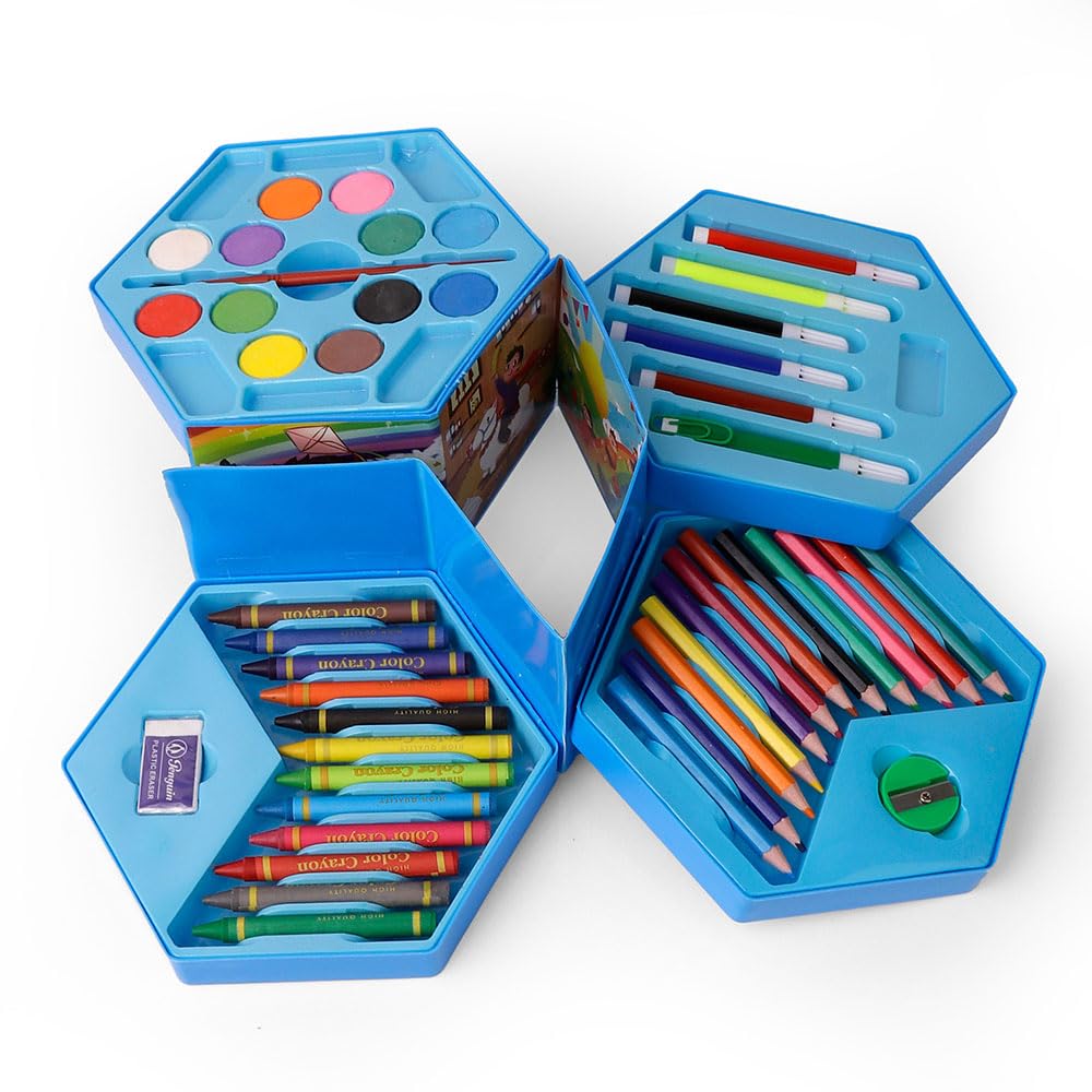 4 Tier 46 Pcs Colouring Set