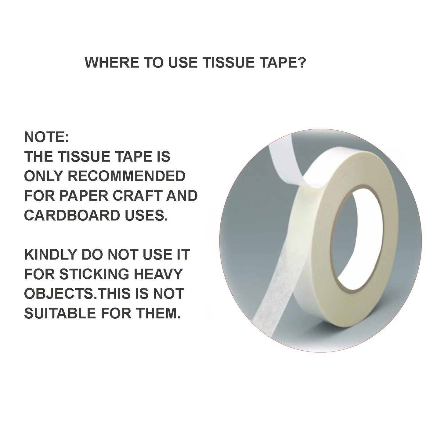 Double Sided Transparent Tape 1/2”