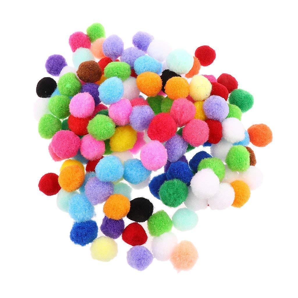 Pompom Balls Multicolour (Pack of 6)