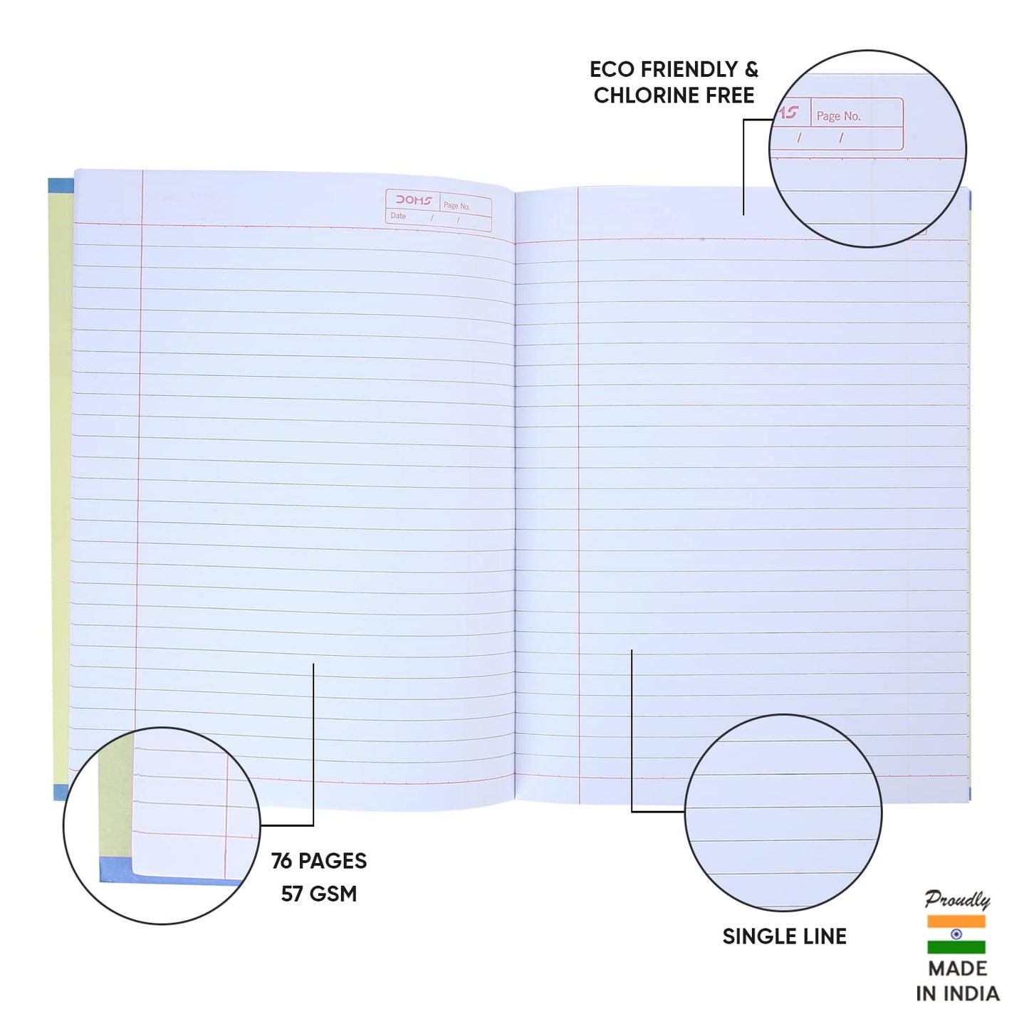 Doms Single Line Copy 100 Pages