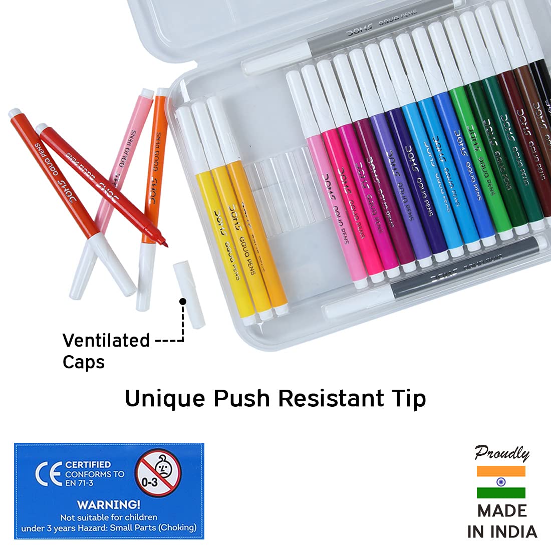 Doms Aqua Watercolour Sketch Pens 24 Shades