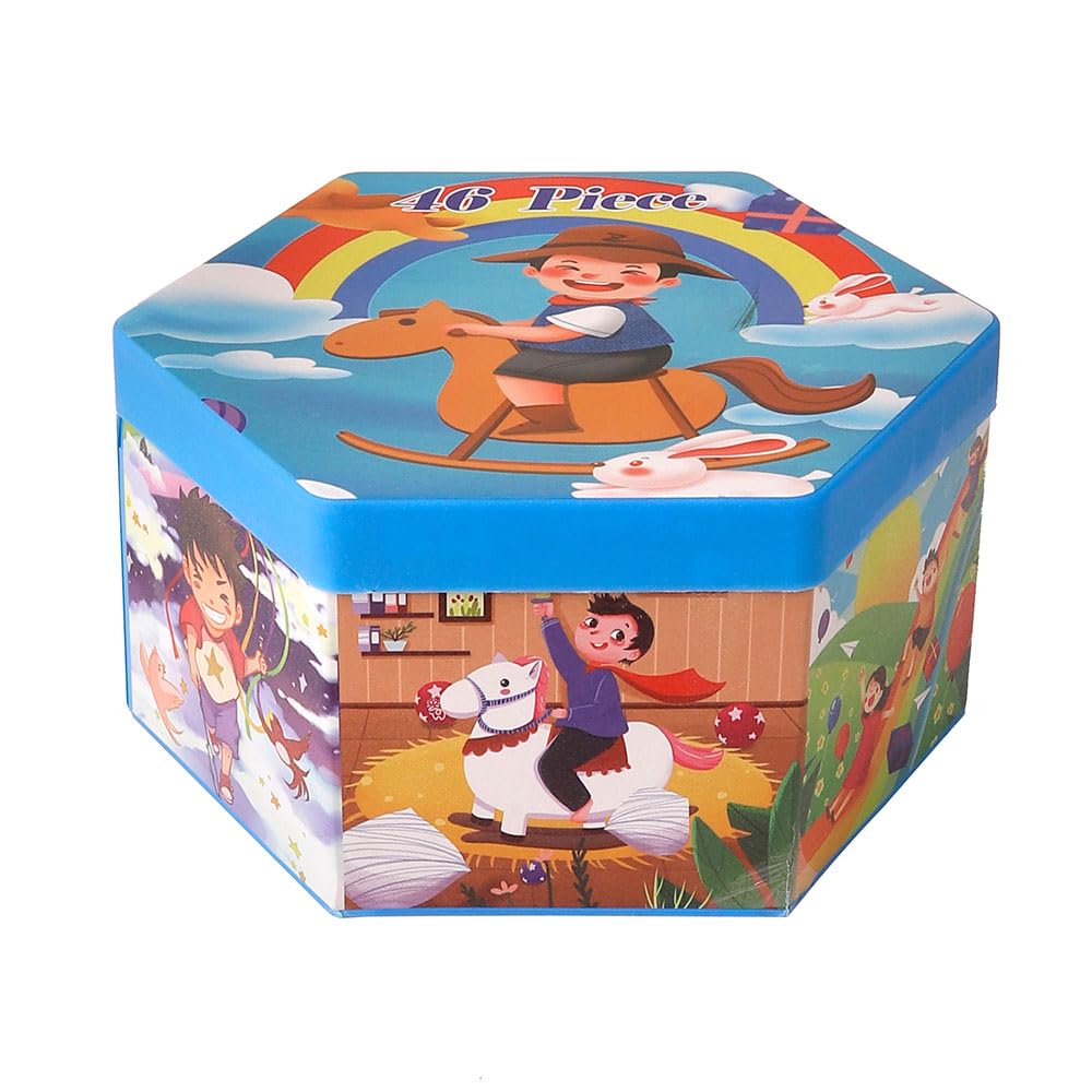 4 Tier 46 Pcs Colouring Set