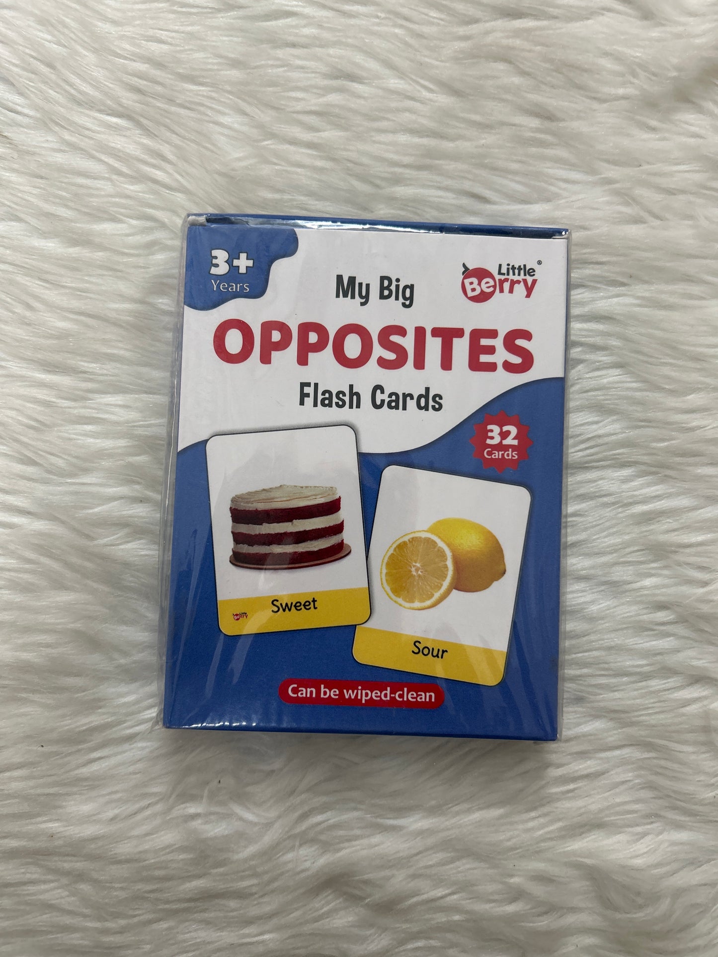 My Big Opposites Flash Cards- Little Berry - Gift Hub Mart