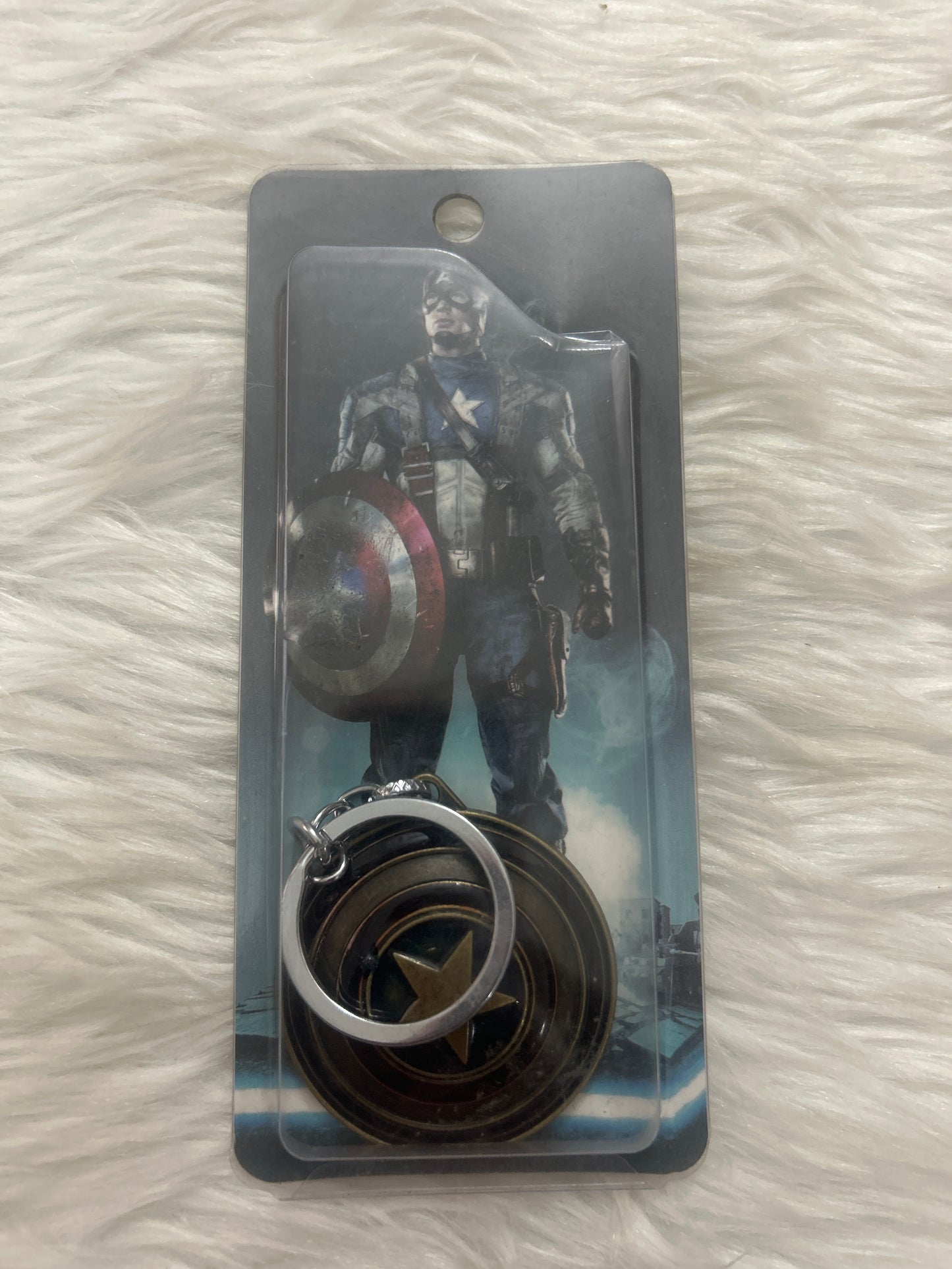 Metal Keychain- Captain America