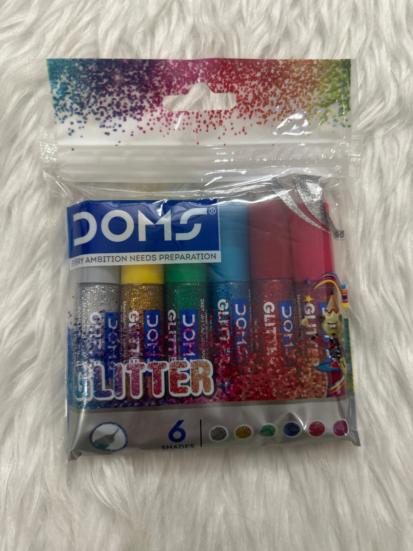 DOMS Glitter Tube 6 Shade