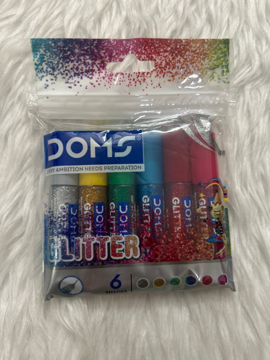 DOMS Glitter Tube 6 Shade