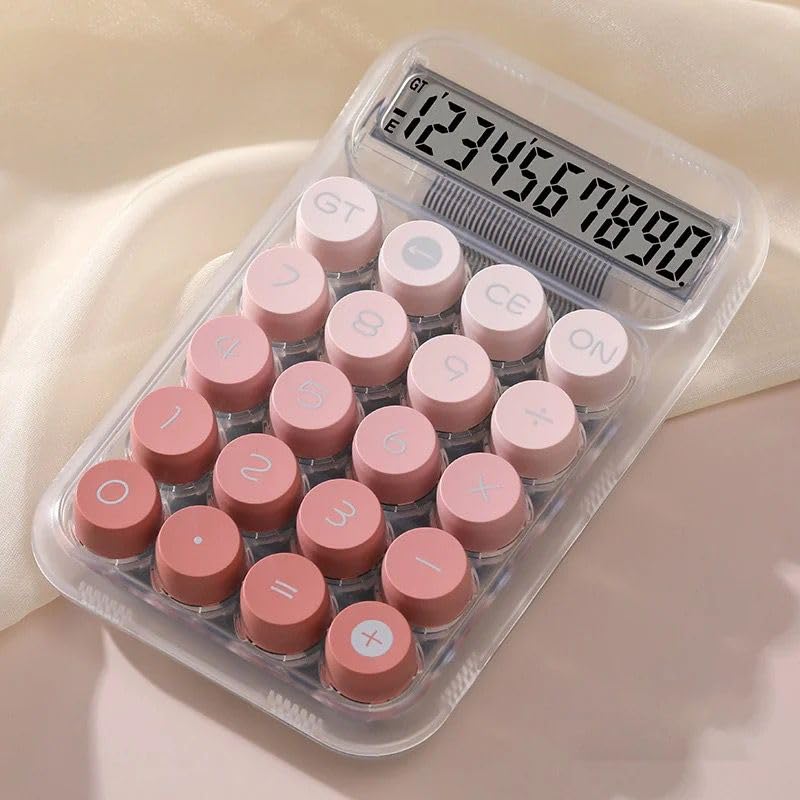 Pastel Electronic Transparent Calculator RZ819