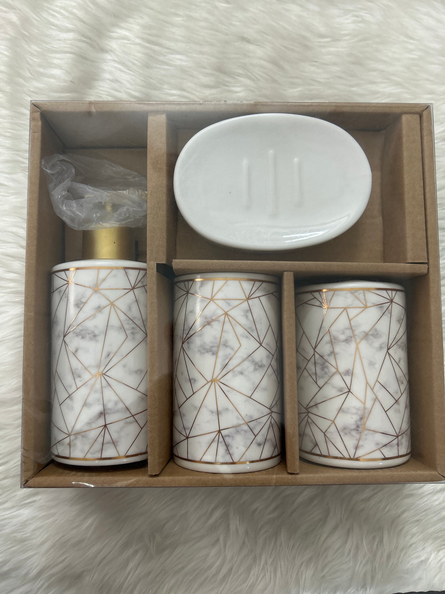 4 Piece Bathroom Set