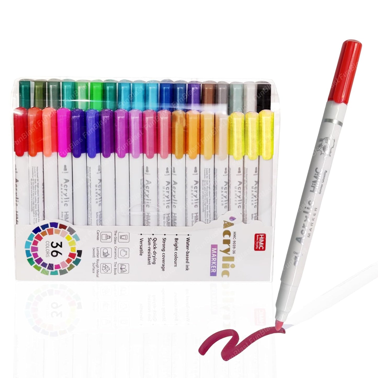 Fancy Acrylic Marker 36 Colour