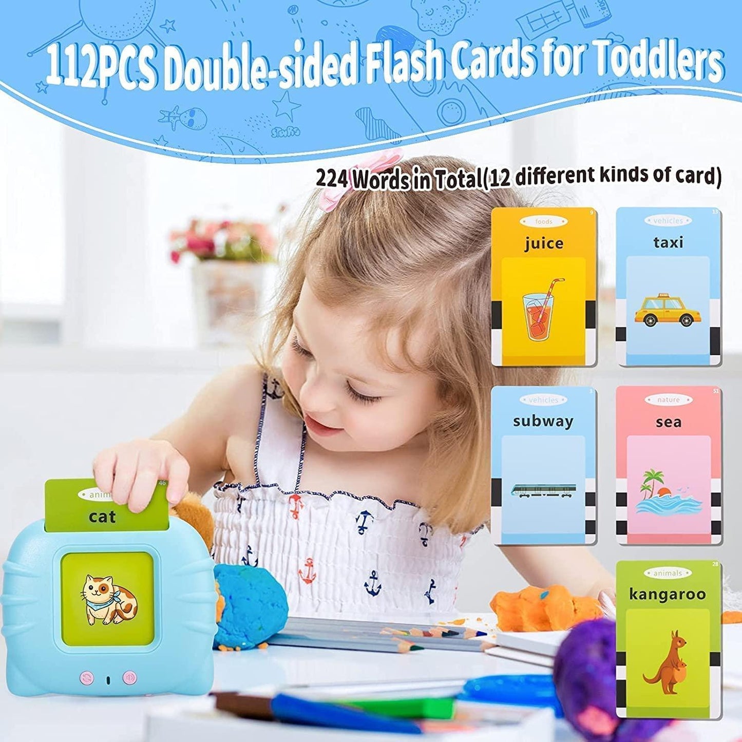 Children Voice Flash Cards - Gift Hub Mart