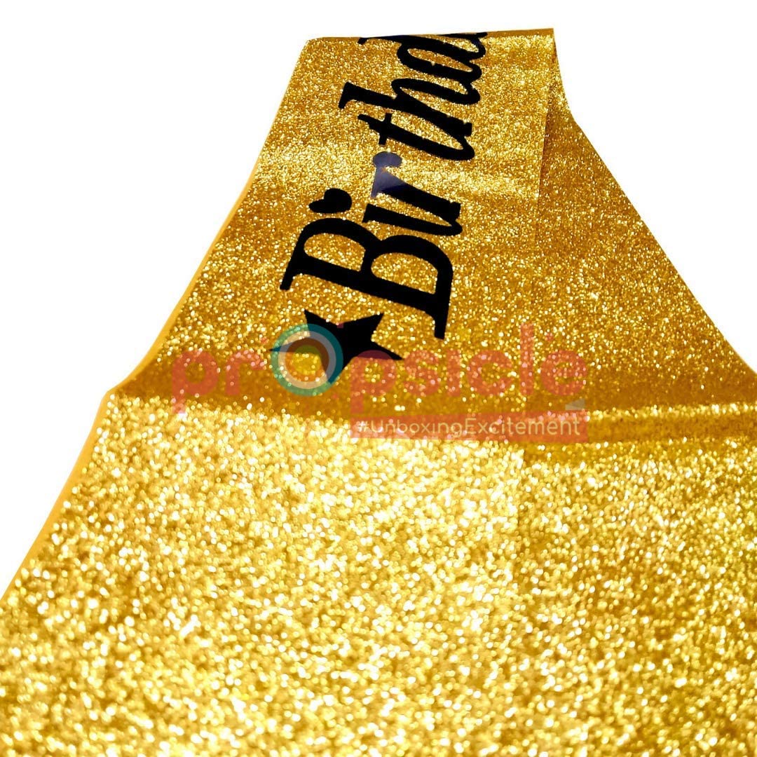 Birthday Girl Sash Glitter