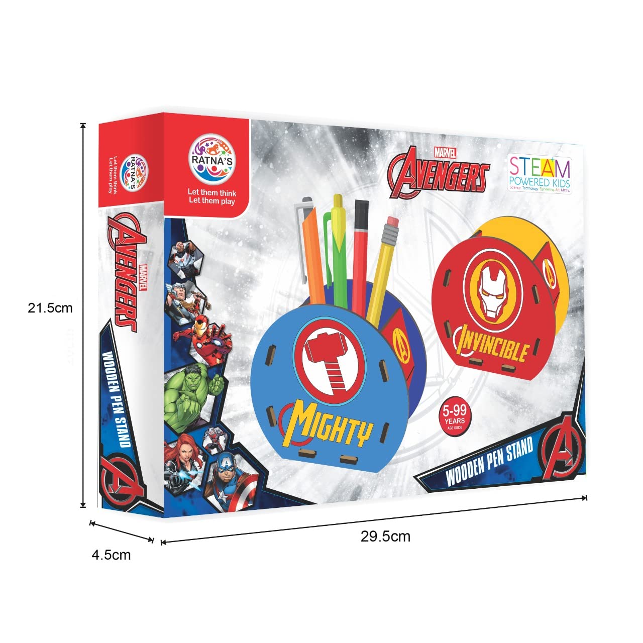 DIY Ratna Avengers Wooden Pen Stand 5+