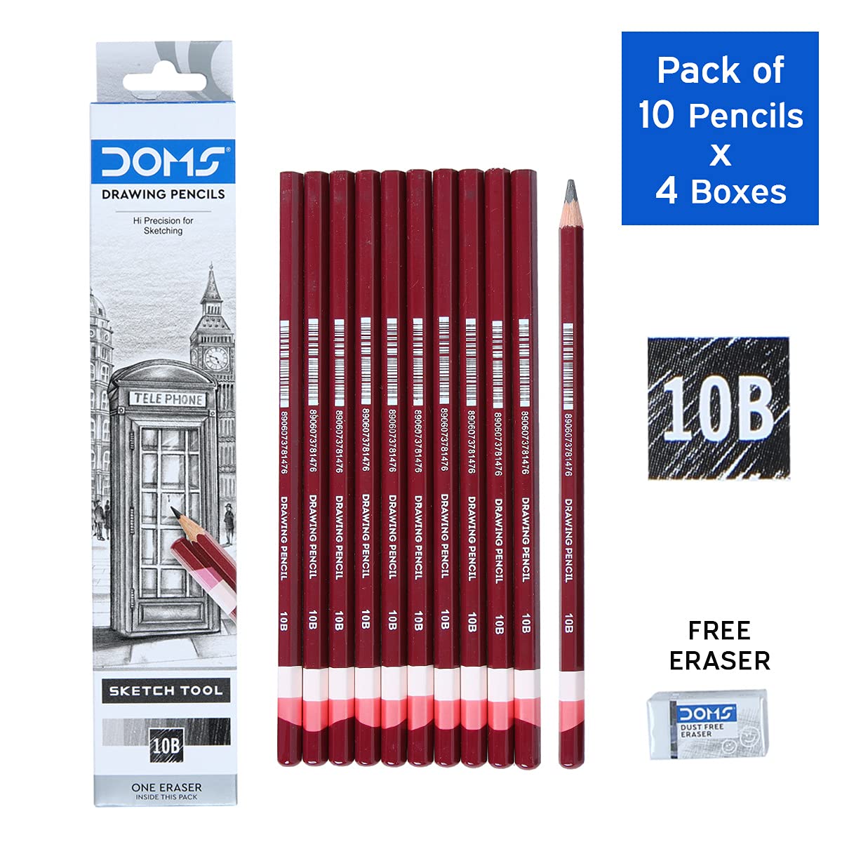 DOMS Drawing Pencil- 10B