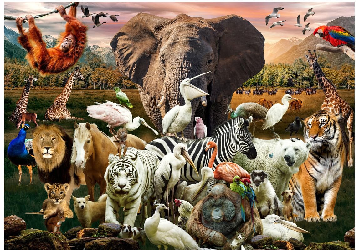 Brain Tree Animals Puzzle 500 Pcs