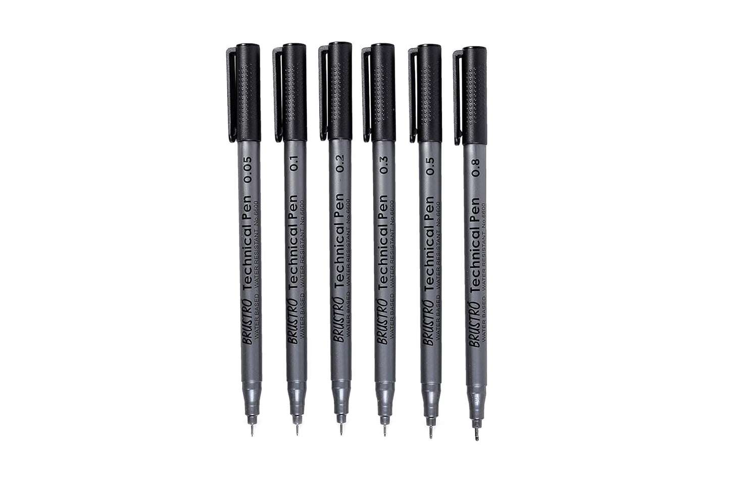 Fineliner Pen 0.1 Black Brustro Technical Pen
