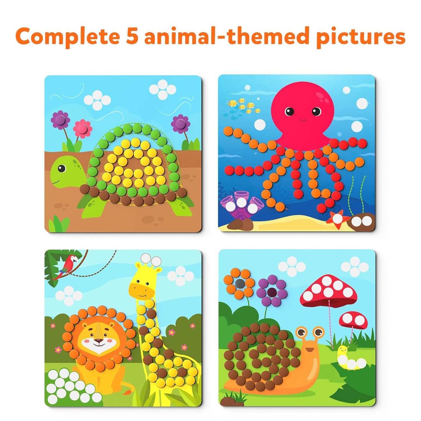 Dot It Magnets Animal Planet Skillmatics
