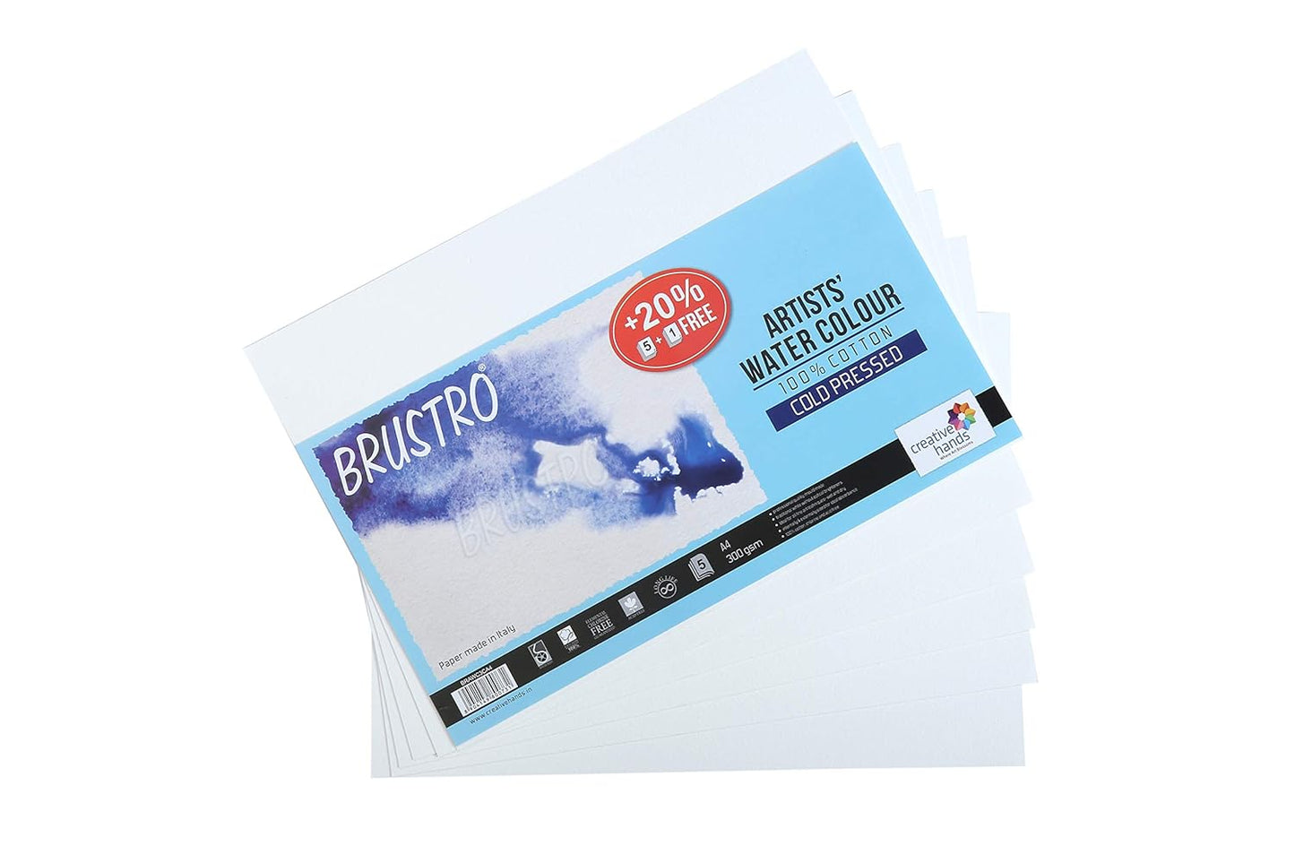 A4 Water Colour Paper 280 GSM Brustro (Single Pc)