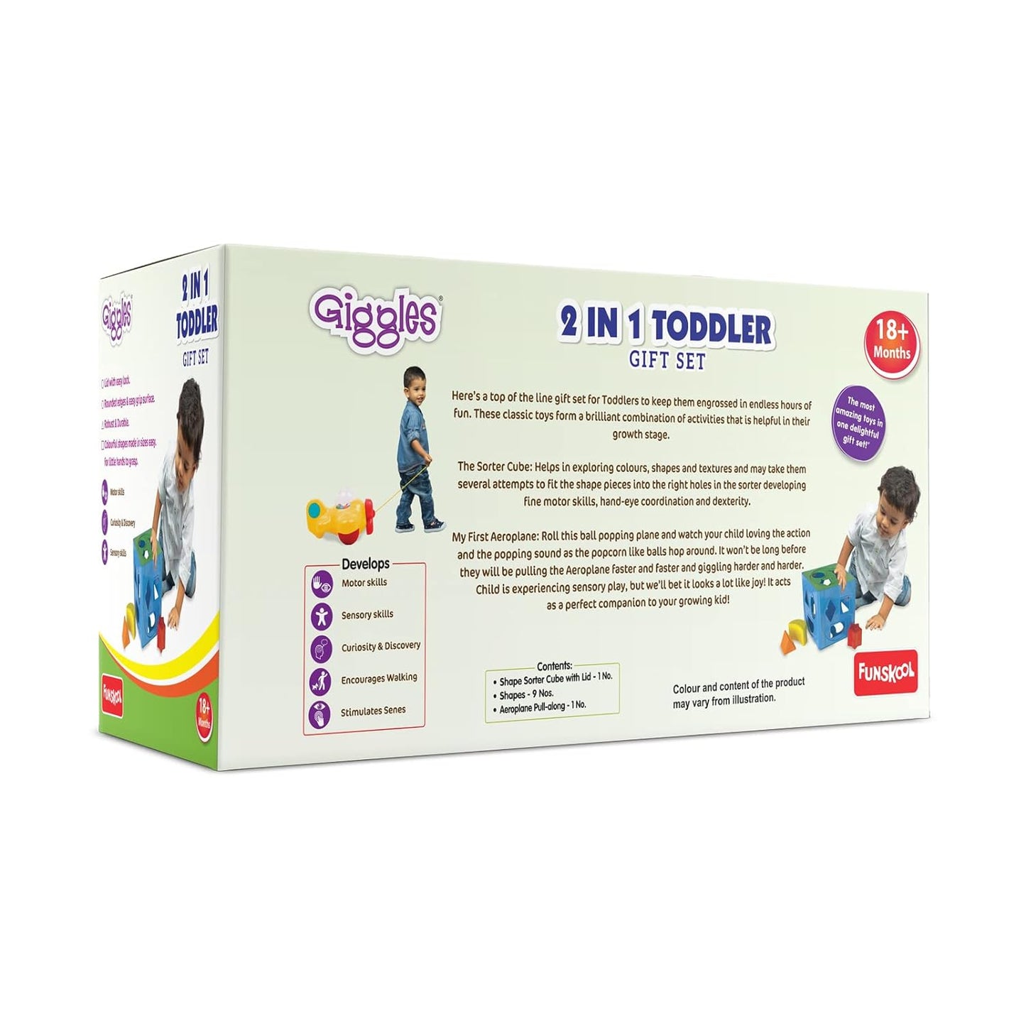 2 in 1 Toddler Gift Set Funskool Giggles