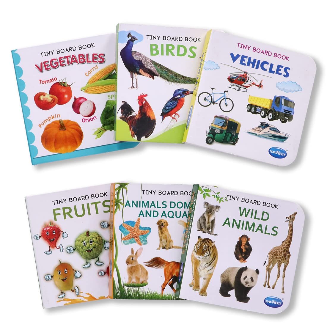 Navneet Tiny Board Book Wild Animals