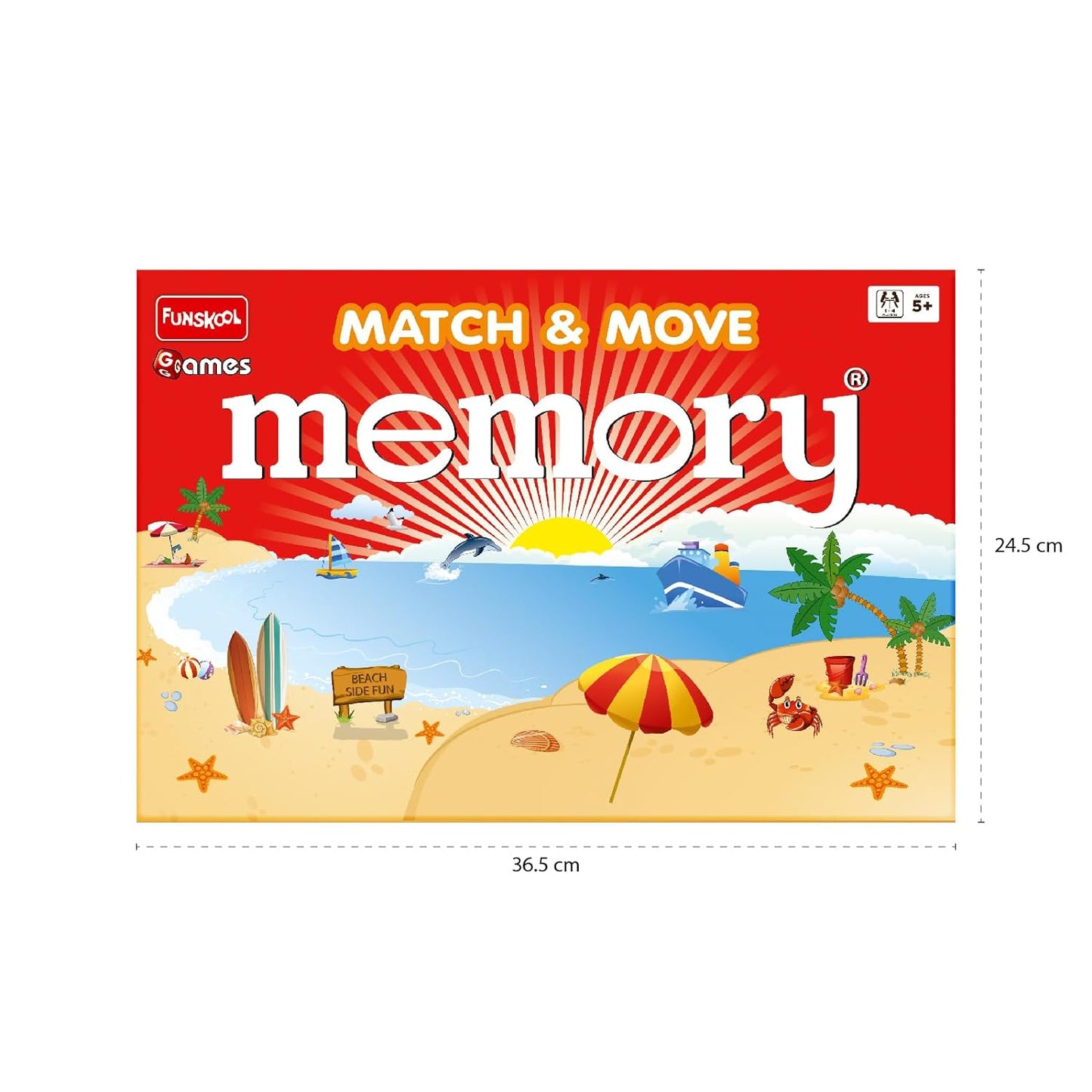 Funskool Match & Move Memory 5+