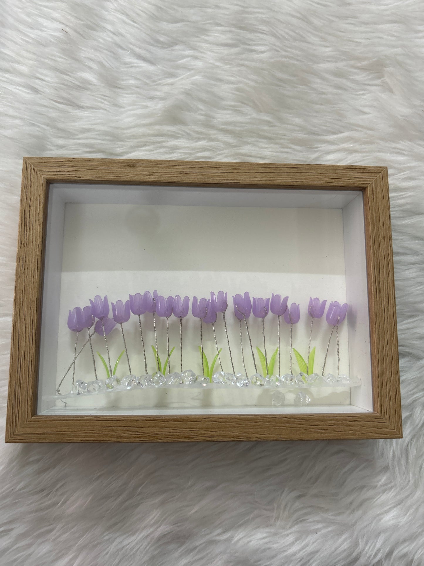 DIY Tulip Light Photo Frame