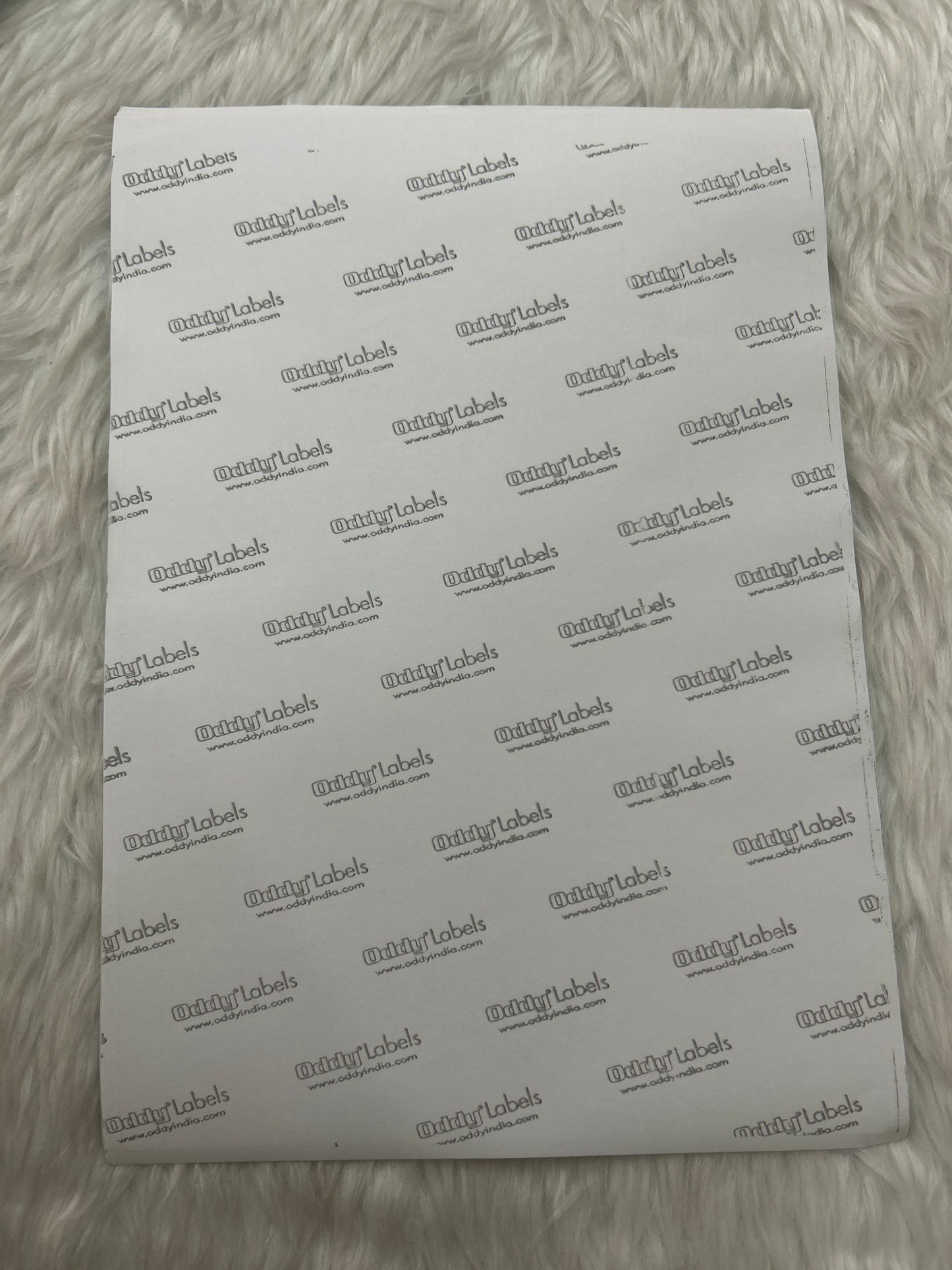 Oddy A4 Self Adhesive Label Paper