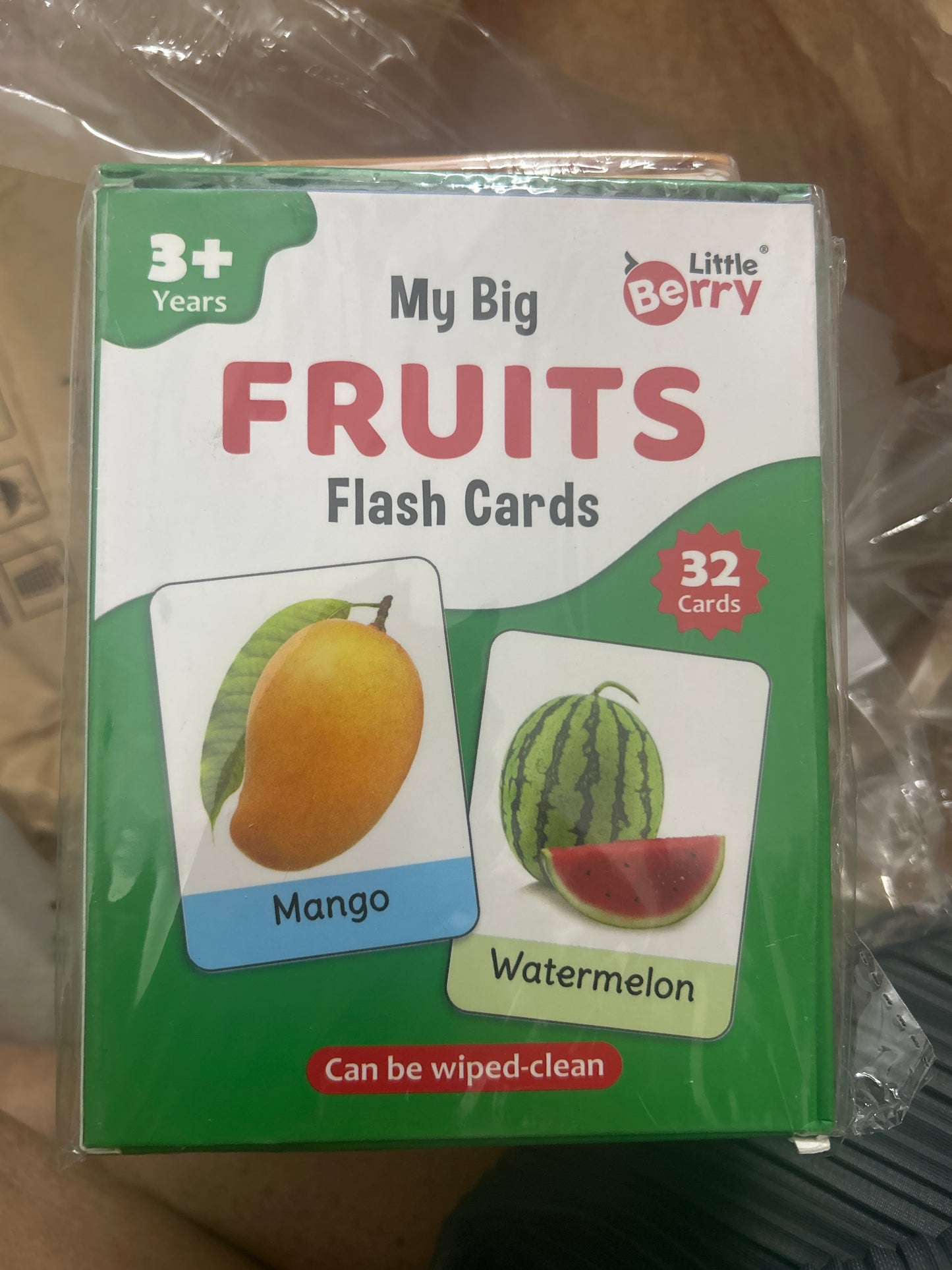 My Big Flash Cards- Fruits (Little Berry) - Gift Hub Mart