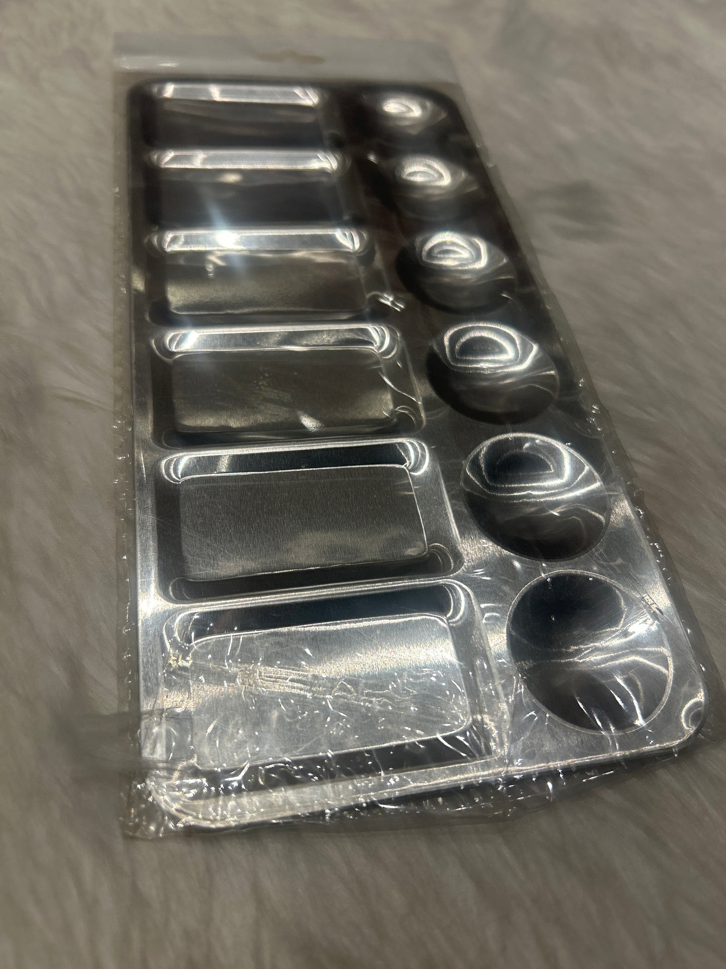 Steel Colour Mixing Palette
