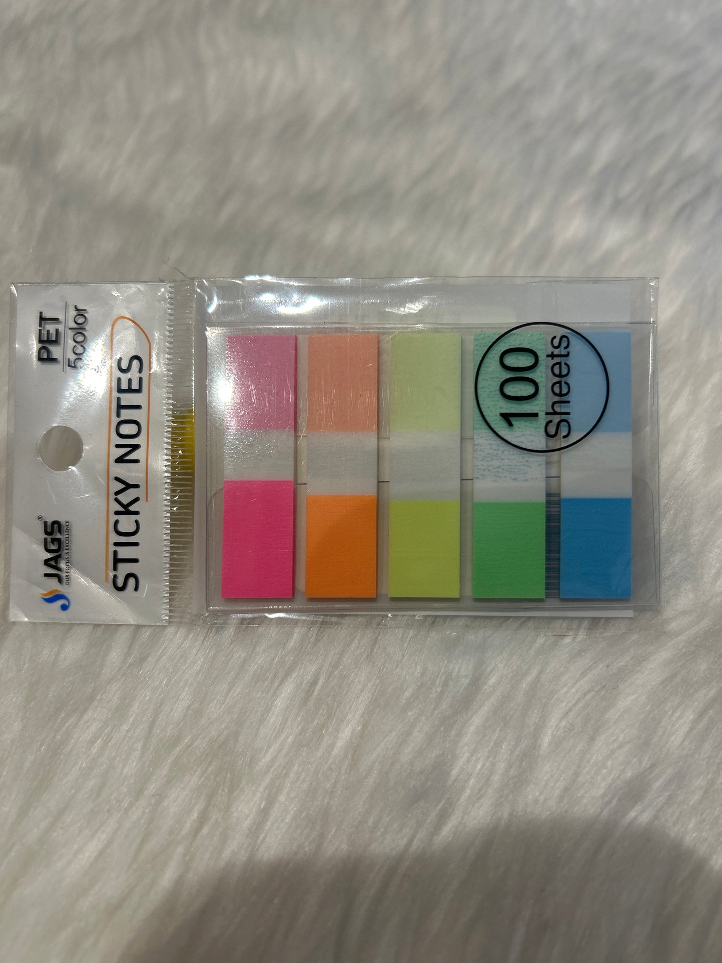 Sticky Note Index Neon 5 Colour JSNA03