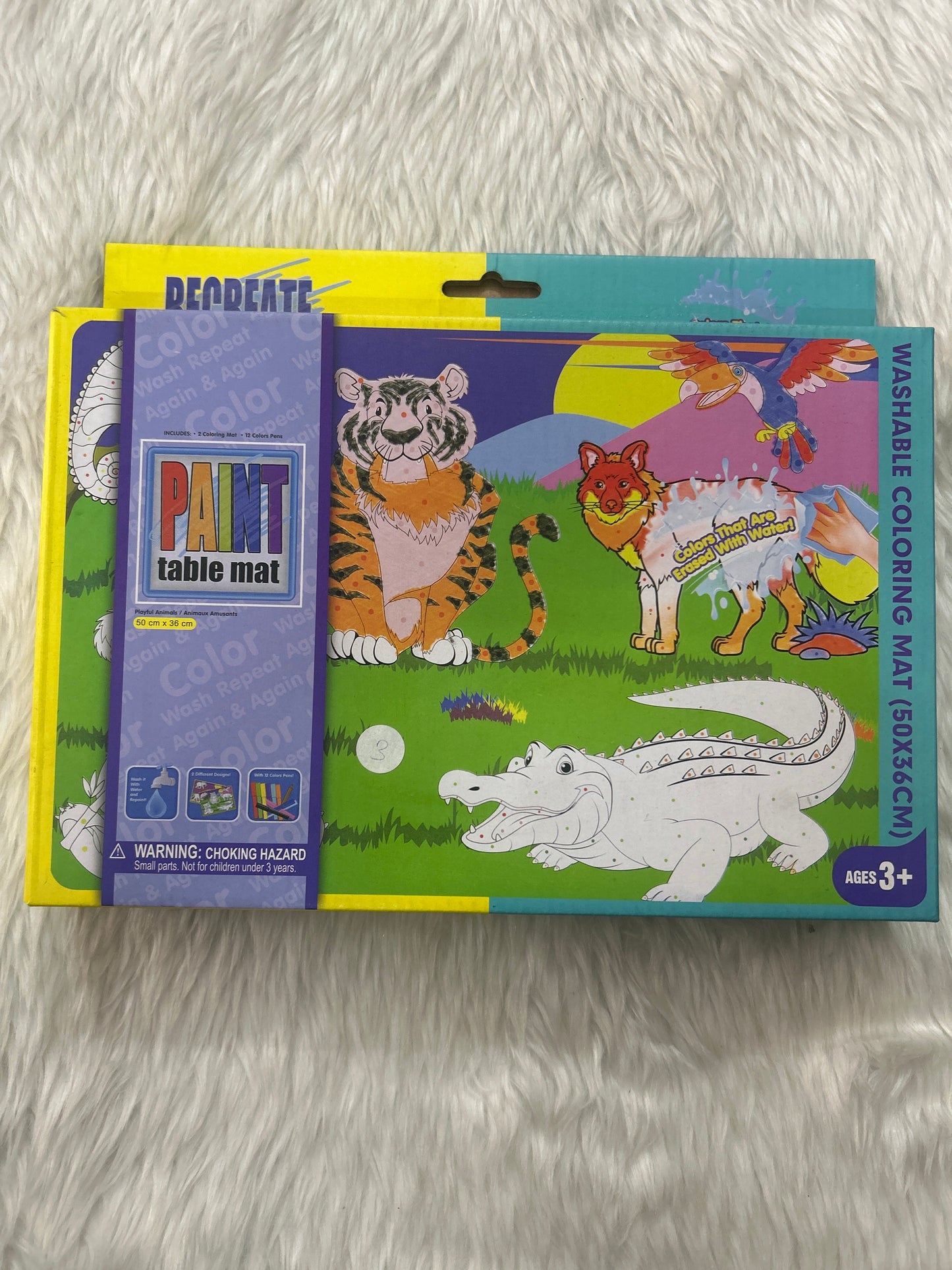 DIY Washable Paint Colouring Mats (50x36 CM) 3+