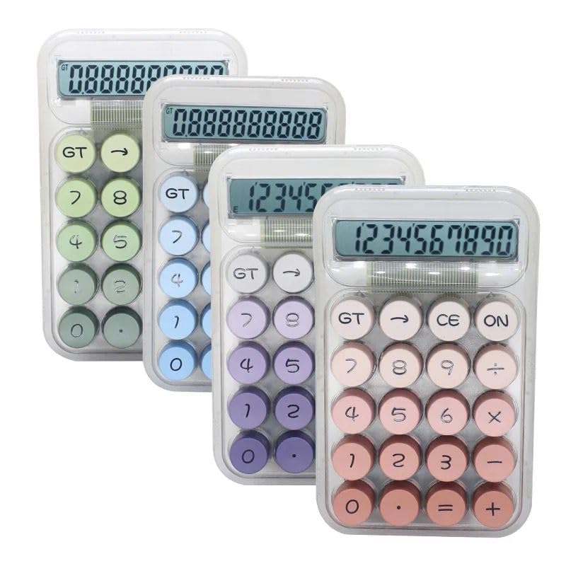 Pastel Electronic Transparent Calculator RZ819