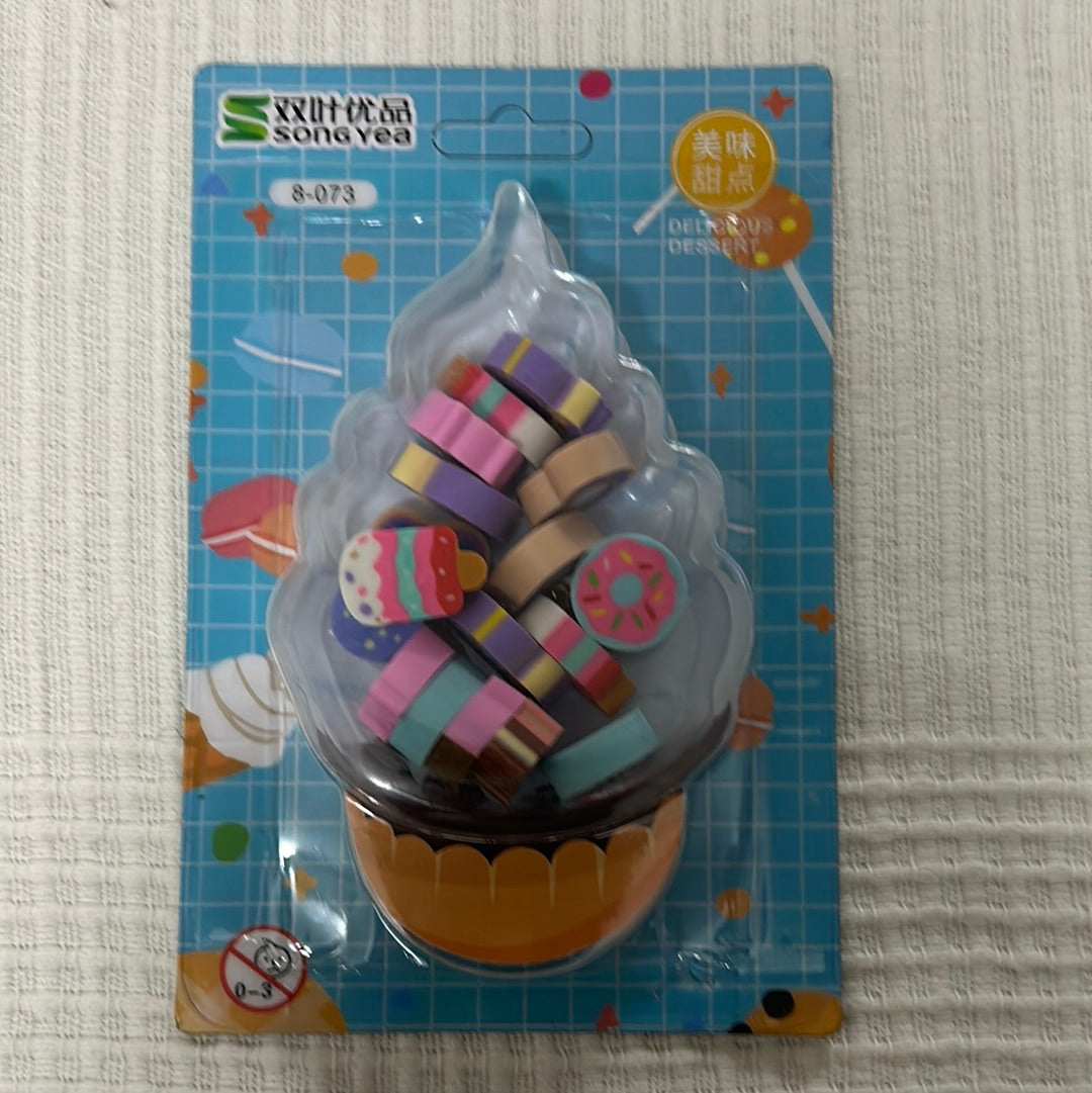 Fancy Eraser Dessert