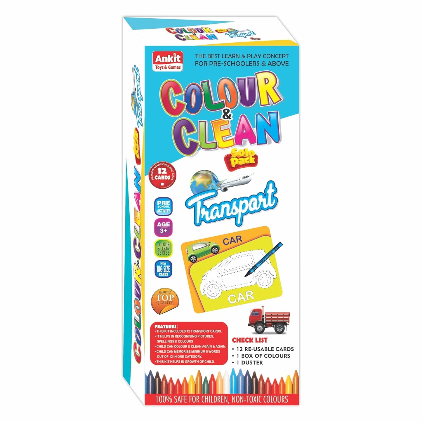 Ankit Colour & Clean 12 Cards 3+
