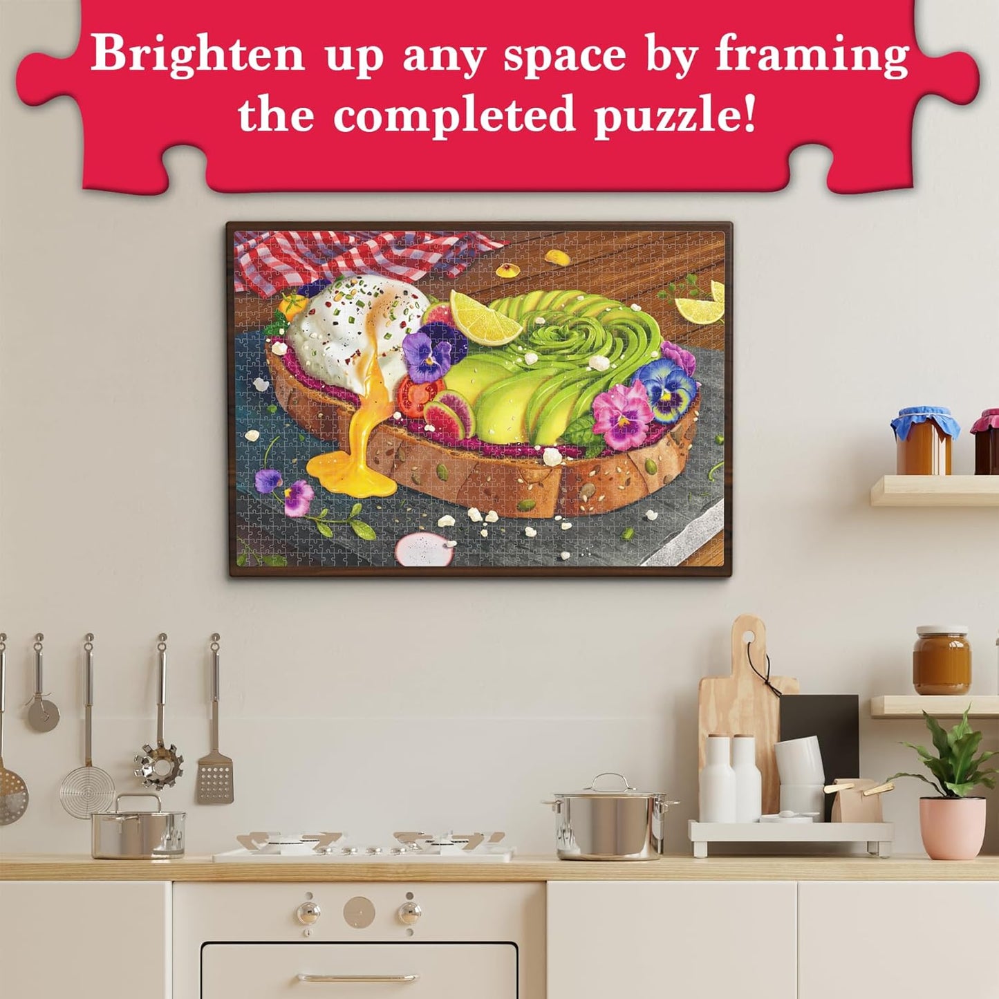 The Avocado Toast 1000 Pcs Puzzle Gouda Games 15+