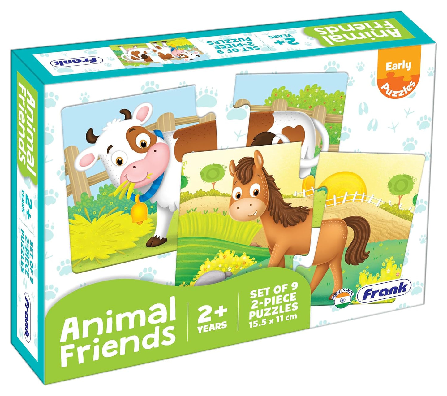 Animal Friends 2 Pc Puzzle Frank