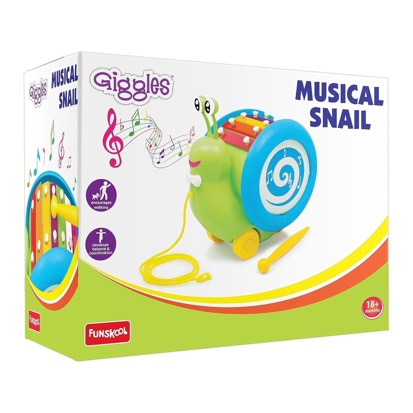 Giggles Musical Snail 18m+