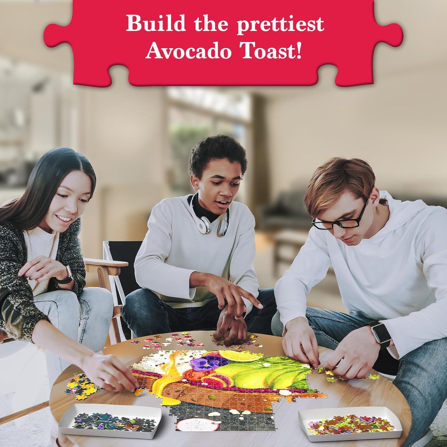 The Avocado Toast 1000 Pcs Puzzle Gouda Games 15+