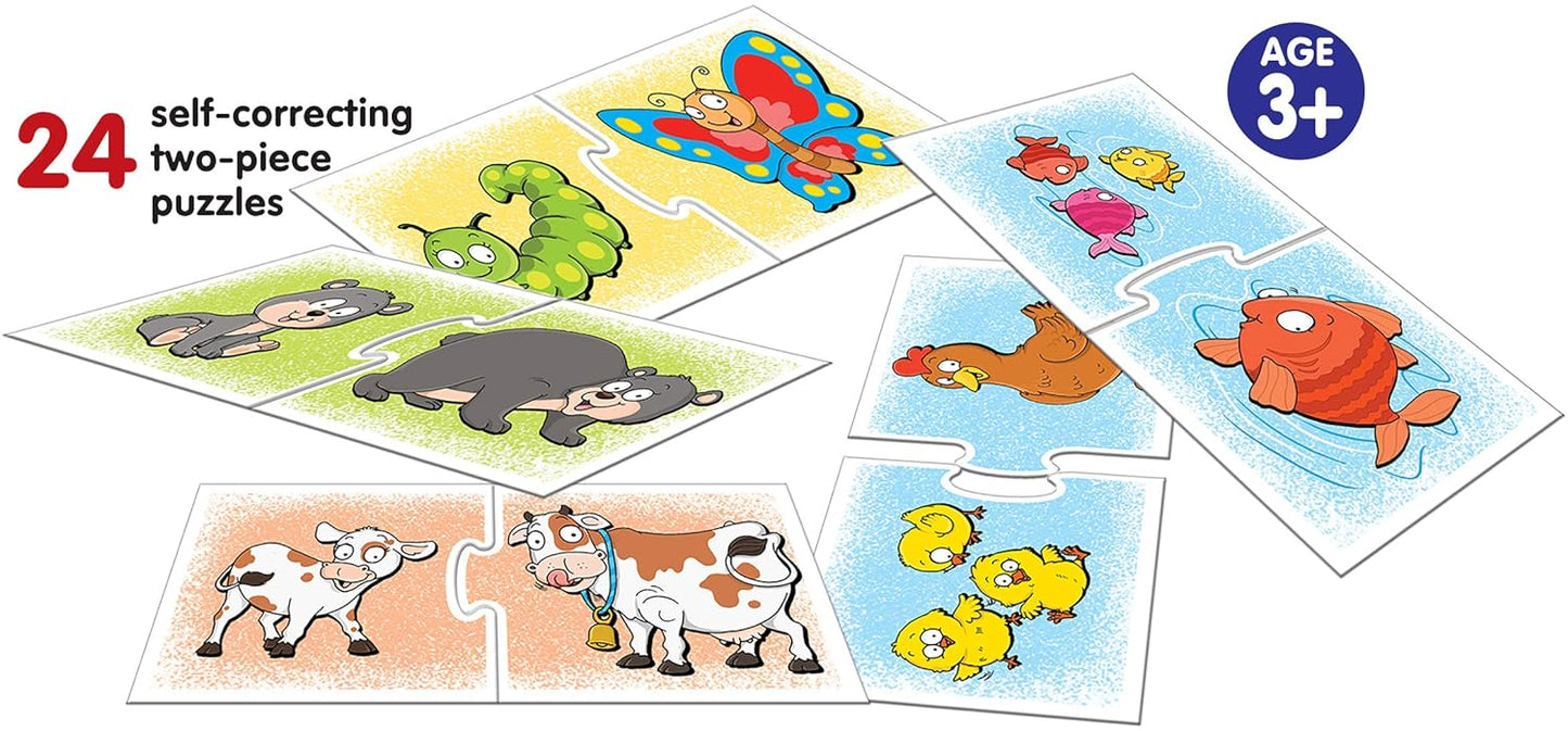 Animals & Babies 2 Pc Puzzle Frank