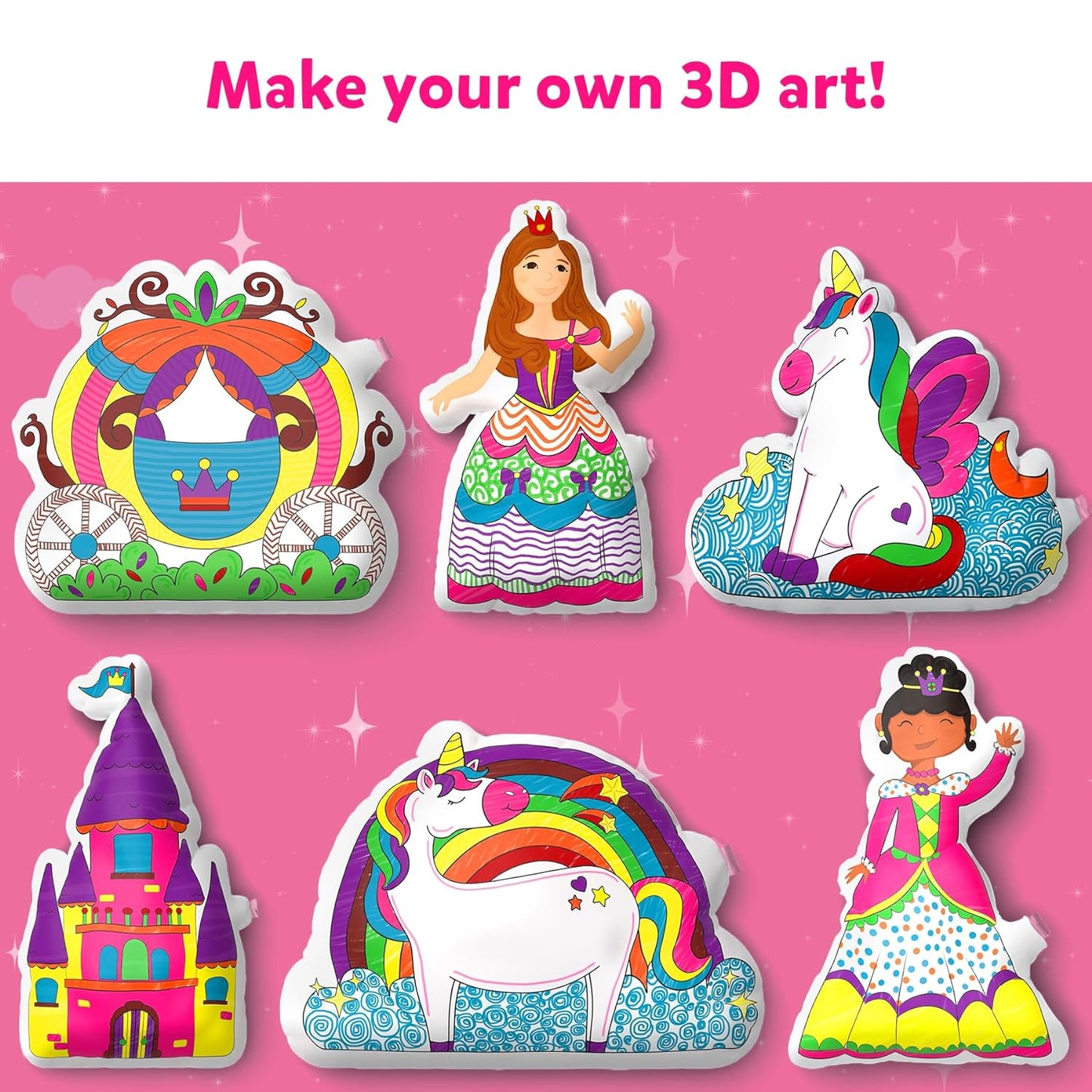 Skillmatics Inflatable Art Unicorn & Princess