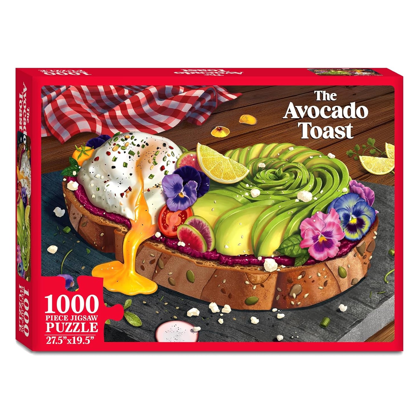 The Avocado Toast 1000 Pcs Puzzle Gouda Games 15+